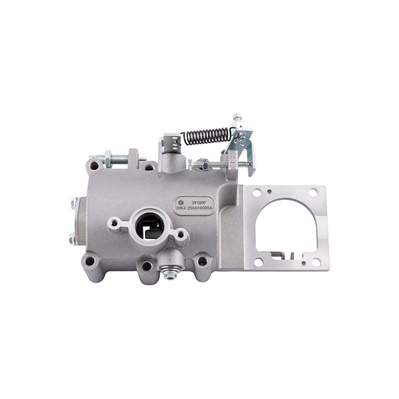 2V100F Tipi çift silindirli dizel motor yakıt enjeksiyon pompası (hız yönetim mekanizması dahil), çift pistonlu yapı, silindir çapı × 100×85 mm stroklu motorlar için uygundur, 2V100F çift silindirli hava soğutmalı motora uygulanabilir