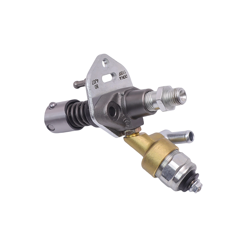 Yanmar Serisi 1100F Solenoid Valf Tipi Yakıt Enjeksiyon Pompası, silindir itici gövdeli ve M12x1,5 yağ çıkış konnektörlü, 1100FE tek silindirli hava soğutmalı motorlara uygundur