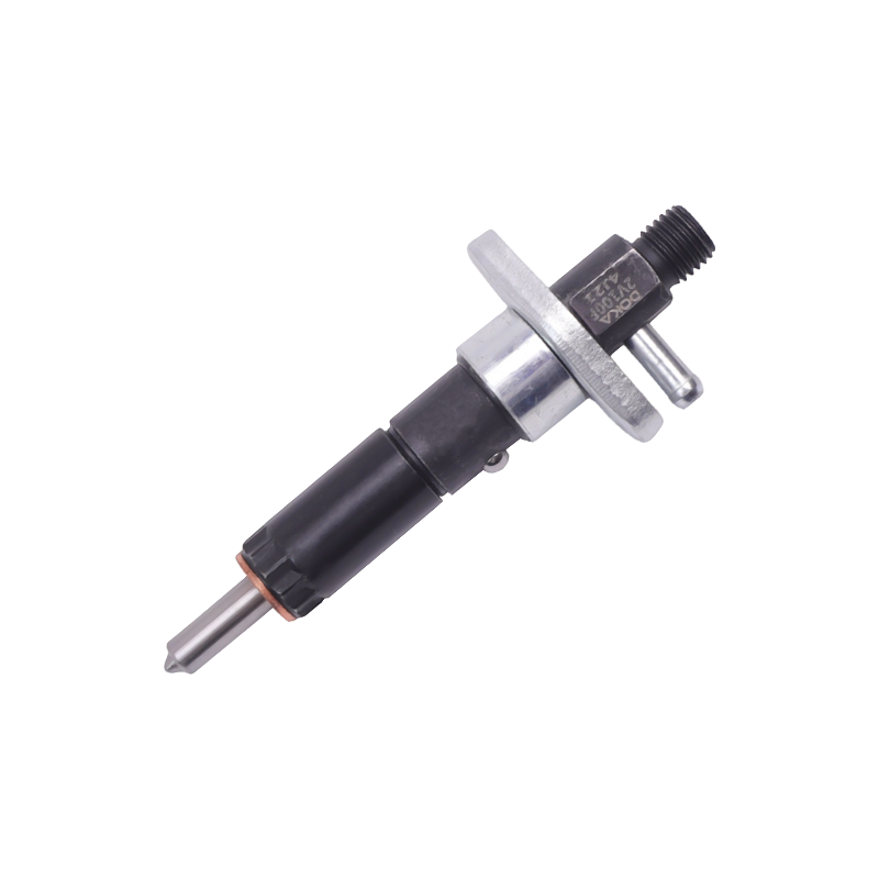 2V100F Tipi çift silindirli dizel motor enjektörü, üste monte yakıt girişi, M12x1,5 dişli, beş delikli nozul, hassas açıklık tasarımı, 2V100F çift silindirli hava soğutmalı motora uygun